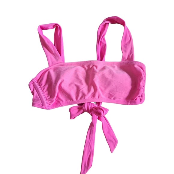Xhilaration Other - Xhilaration Hot Pink Bikini Top Wide Straps Size S